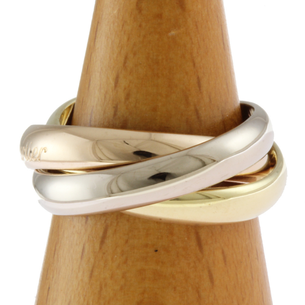 Cartier Trinity Ring No. 9 18k K18 Gold